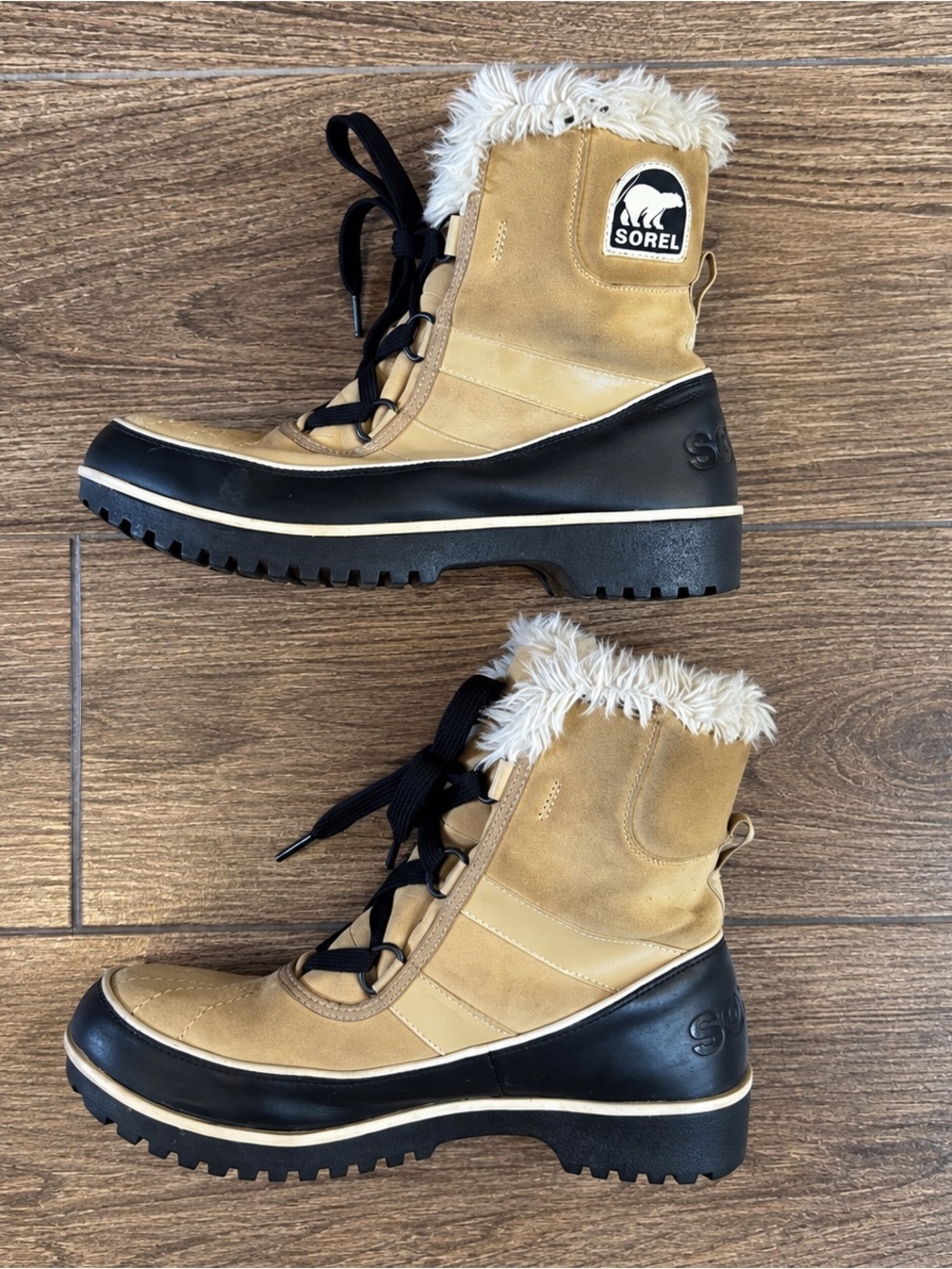 Sorel Tivoli II Waterproof Boots Womens 9 Tan Winter Outdoor